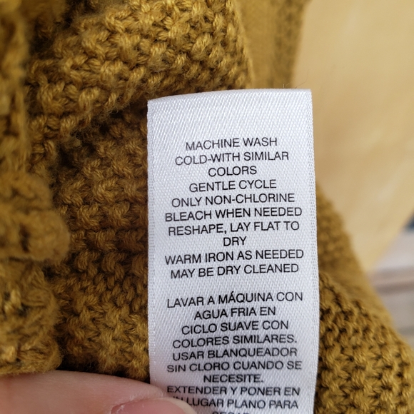 Chico's Cozy Textured Cowl Sweater Martini Olive 0 - Picture 12 of 12